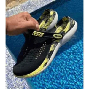 Premium Crocs Lite Ride 360 Black Yellow Camo For Men (BME84)