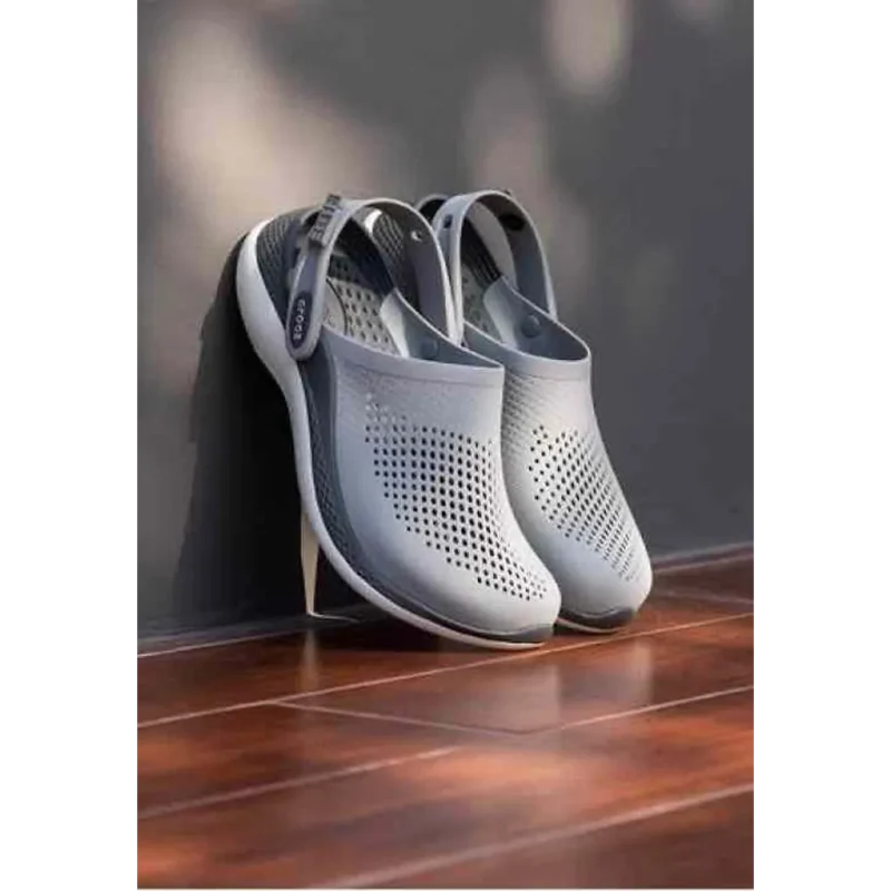 Premium Crocs Lite Ride 360 Full Grey Clogs For Men (BME114)