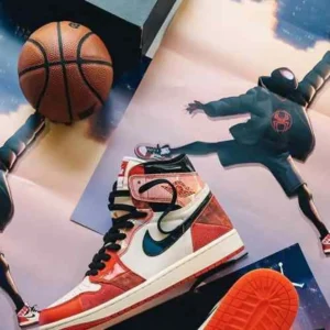 Premium Air Jordan Retro 1 Spiderman Shoes For Men (BME132)