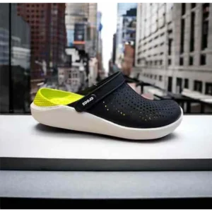 Premium Crocs Lite Ride Black Neon For Men (BME144)