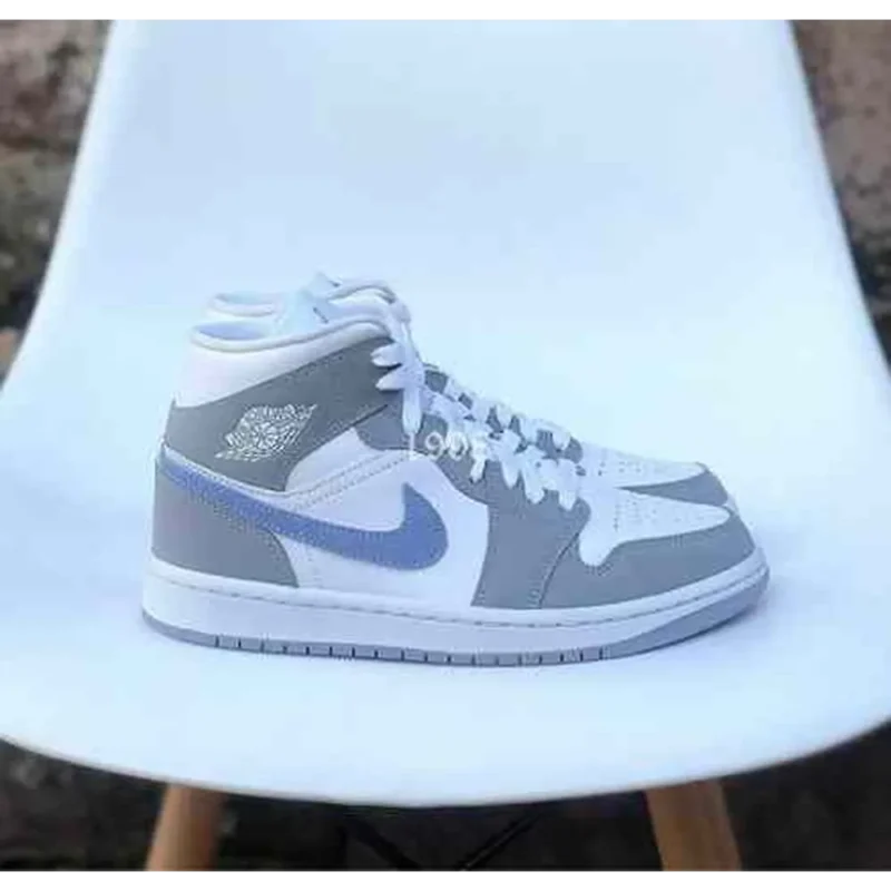 Premium Air Jordan Retro 1 Wolf Grey Shoes For Men (BME161)