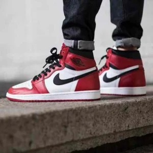 Stylish Air Jordan Retro 1 Chicago Shoes For Men (BME165)