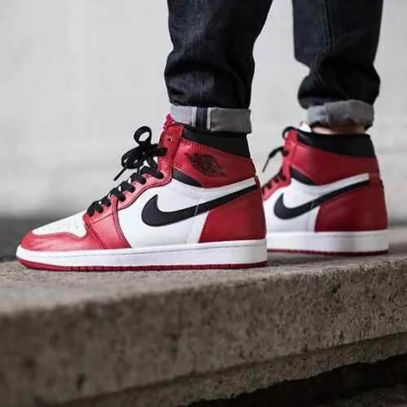 Stylish Air Jordan Retro 1 Chicago Shoes For Men (BME165)