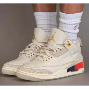 Stylish Air Jordan Retro 3 Medellin Sunset Shoes For Men (BME213)