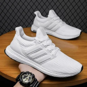 Stylish Adidas Ultra Boost 3.0 Triple White Shoes For Men (SIS324)