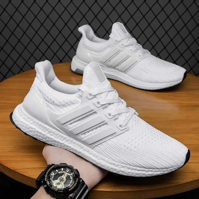 Stylish Adidas Ultra Boost 3.0 Triple White Shoes For Men (SIS324)