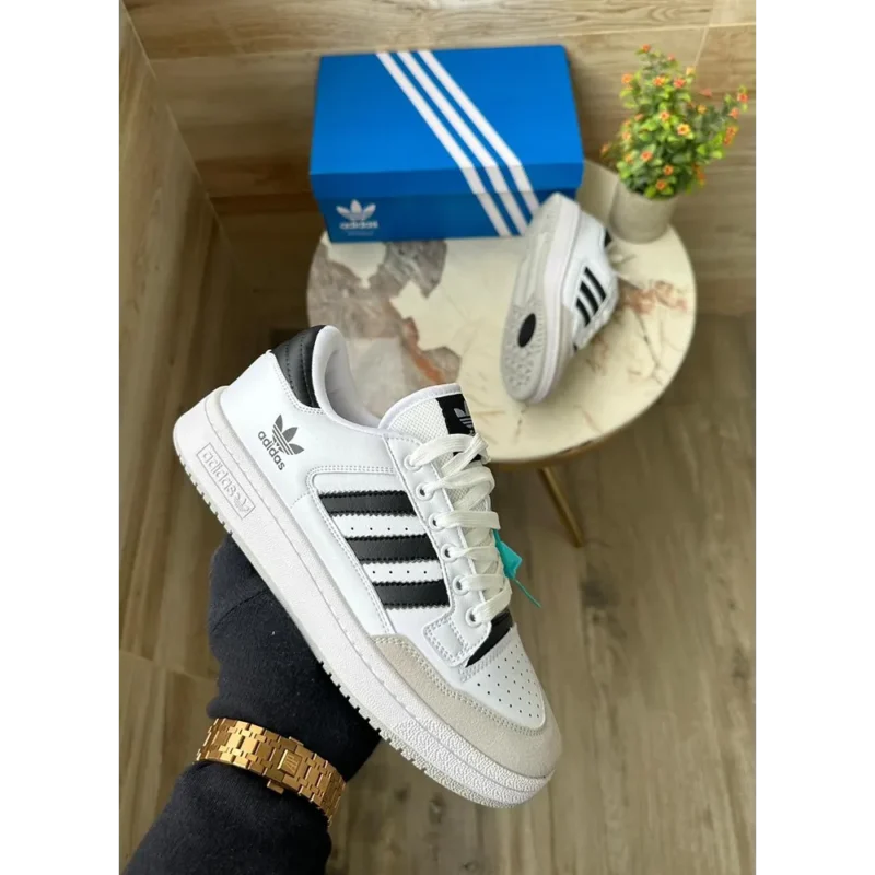 Stylish Adidas Originals Centennial 85 White Black Shoes For Men (SIS335)
