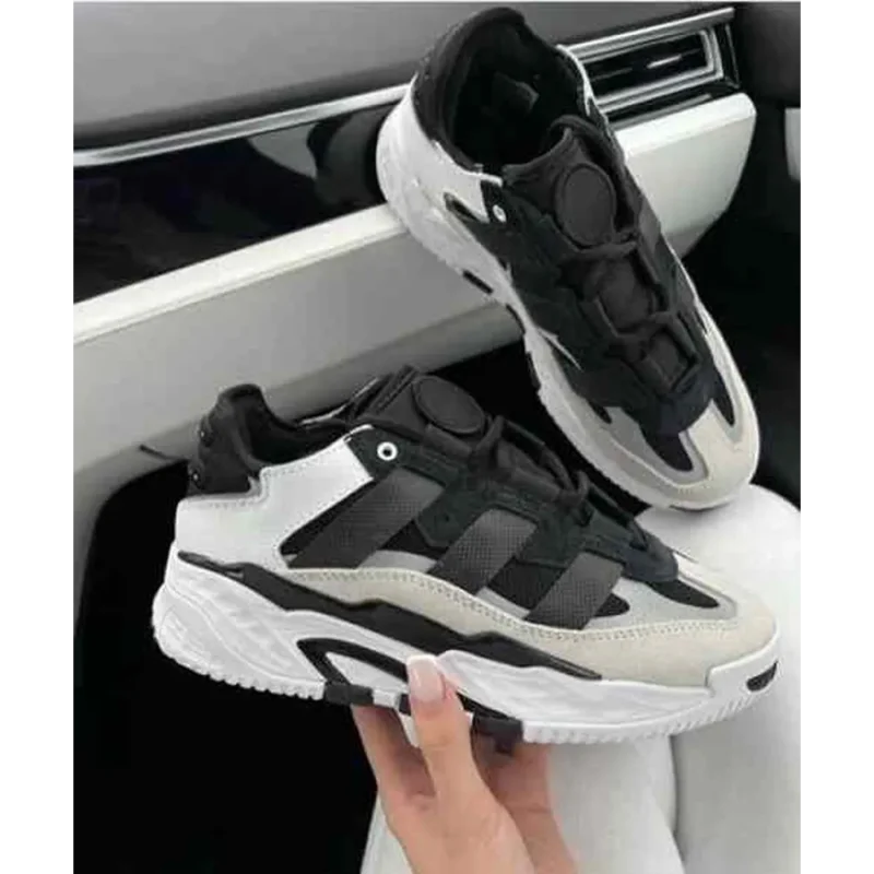 Classy Adidas Niteball Black White Shoes For Men (SHI174)