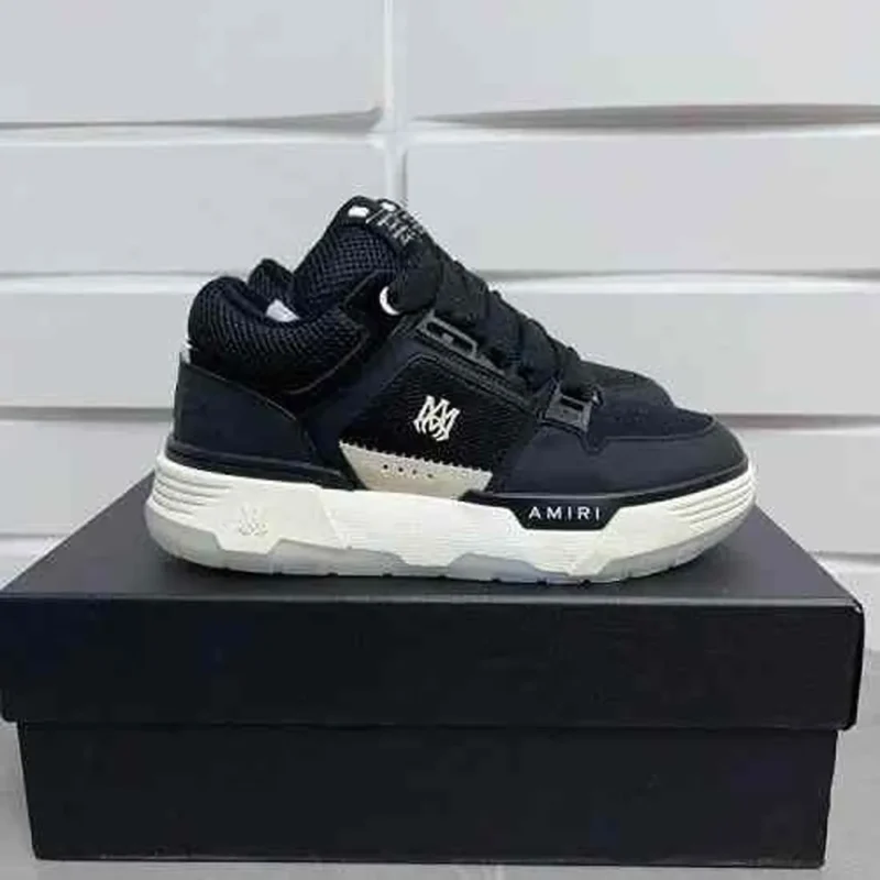 Classy Amiri MA 2 Low Top Black Shoes For Men (SHI202)