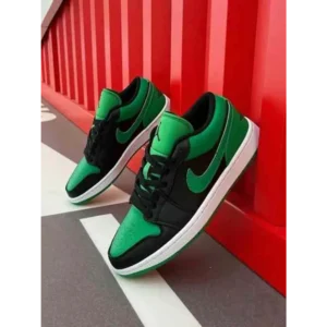 Classy Jordan Retro 1 Low Black Lucky Green Shoes For Men (SHI218)