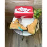 Premium Nike Air Force Wheat Mid Shoes For Men (SIS370)