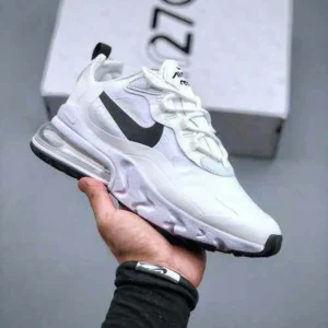 Premium Nike Air Max 270 React White Black Shoes For Men (SNC566)