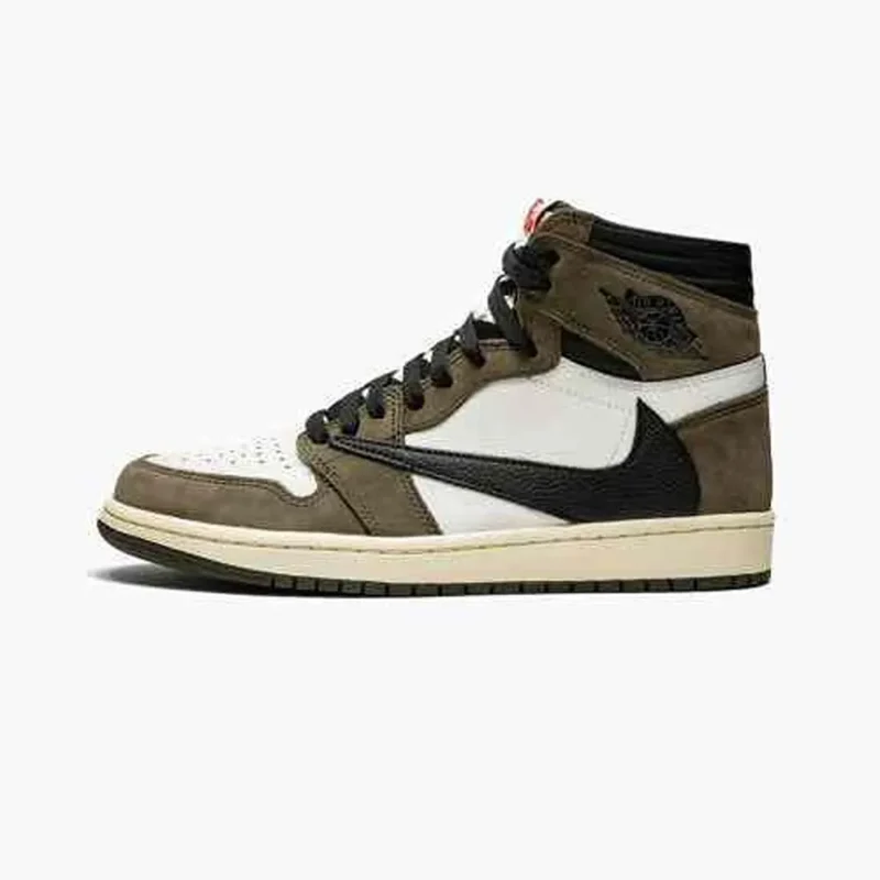 Premium Air Jordan 1 X Travis Scott Mocha High Shoes For Men (SNC601)