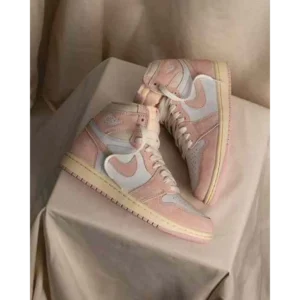 Classy Air Jordan 1 High Washed Pink Shoes For Men (SP198)