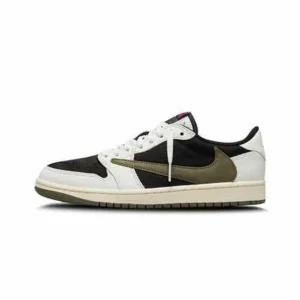 Classy Air Jordan 1 Retro Low Travis Scott Olive Shoes For Men (SP236)