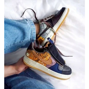 Trendy Nike Air Force 1 Low Travis Scott Cactus Jack Shoes For Men (SFS1585)