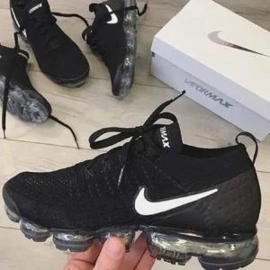 Stylish Nike Air Vapormax Flyknit 2.0 Black Shoes For Men (BSF1610)