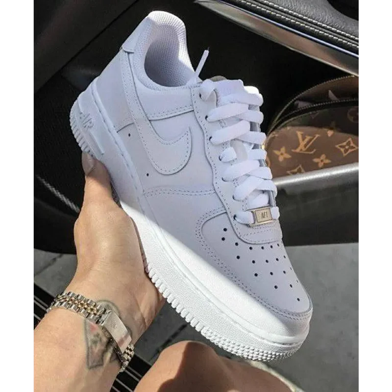 Premium Nike Air Force 1 Low Leather Top Milky White Shoes For Women (SOH370)