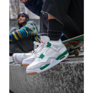 Trendy Air Jordan Retro 4 Sb Pine Green Shoes For Men (SOH365)