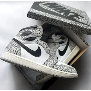 Luxurious Air Jordan Retro 1 Elephant Print Shoes For Men (SIG721)