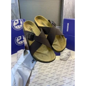 Luxurious Birkenstocks Brown Slide For Men (SIG748)