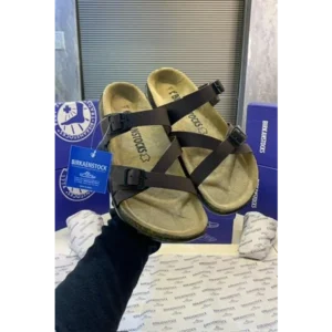 Luxurious Birkenstocks Brown Slide For Men (SIG750)