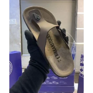 Luxurious Birkenstocks Brown Slide For Men (SIG58)