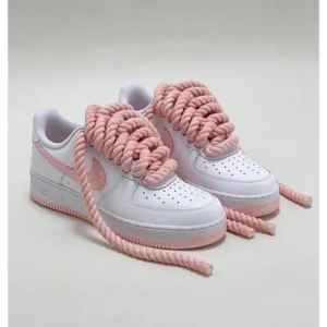 Trendy Nike Air Force 07 Valentine Pink Shoes For Women (SFS1884)