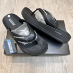 Trendy Skechers Hyper Burst Simplex Full Black Slides For Men (FF551)