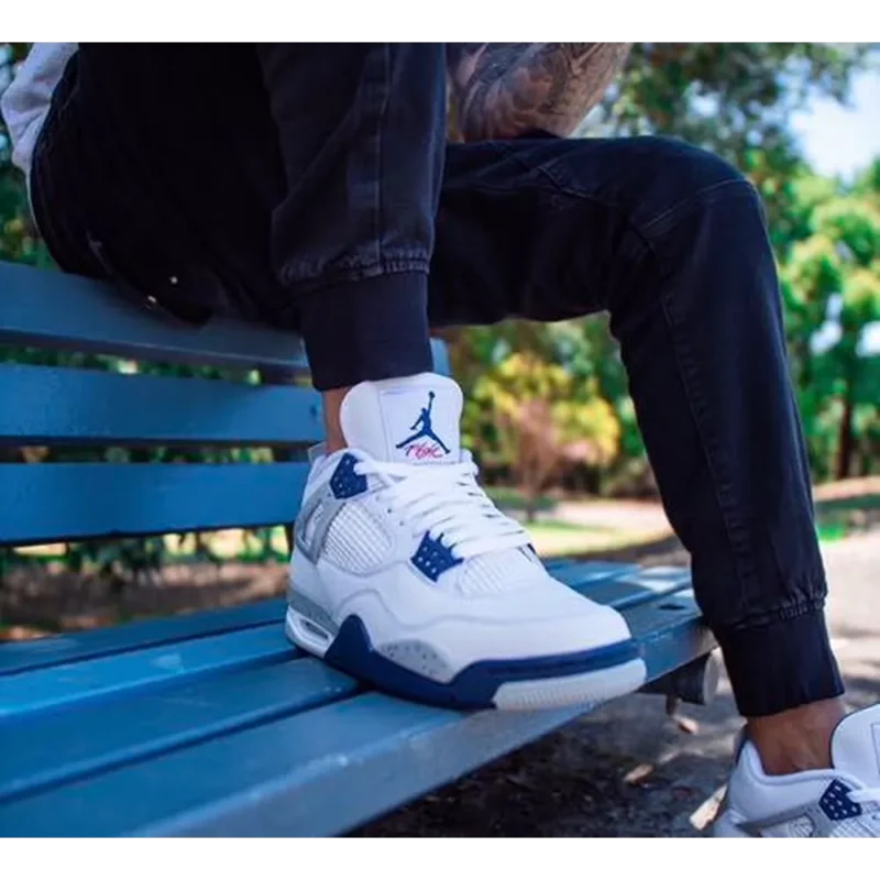 Trendy Air Jordan 4 Midnight Navy Shoes For Men (FF633)