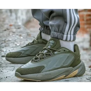 Trendy Adidas Ozelia Runner Green Shoes For Men (FF636)