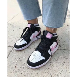 Trendy Nike Air Jordan 1 Mid Arctic Pink Shoes For Women (FF742)