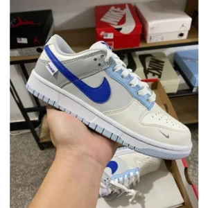 Trendy Nike Sb Dunk Low Ivory Hyper Royal Shoes For Men (FF671)