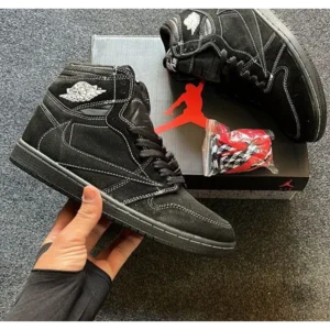 Trendy Jordan 1 Retro Low Sp Travis Scott Black Shoes For Men (FF695)