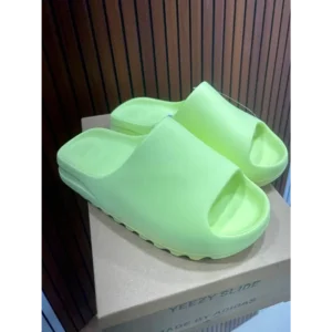 Luxurious Adidas Yeezy Slides Glow Green For Men (SFS1888)