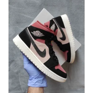 Luxurious Nike Air Jordan 1 Mid Canyon Rust Burgundy Dusty Shoes For Men (BS531)