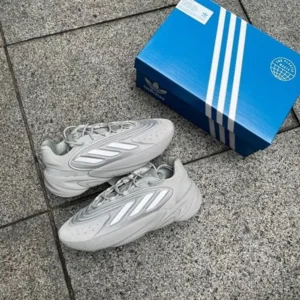 Trendy Adidas Ozelia Triple Grey Shoes For Men (BSF1875)