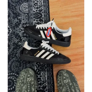 Trendy Adidas Samba X Spezial Black Patent Shoes For Men (SFS1942)