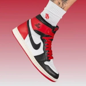Luxurious Nike Air Jordan 1 High Black Toe Reimagined Shoes For Men (SFS1948)