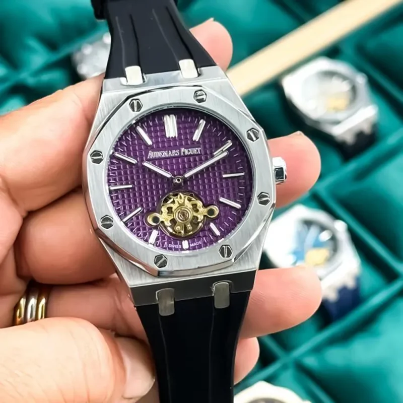 Premium Audemars Piguet Automatic Watch Purple For Men (FT1499)