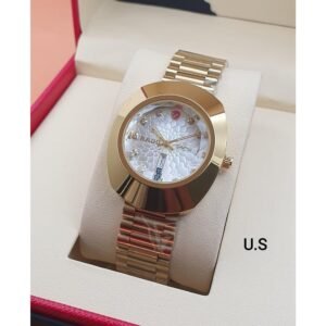 Premium Men’s Rado Watch Stainless Steel White Diamond (SG-221)