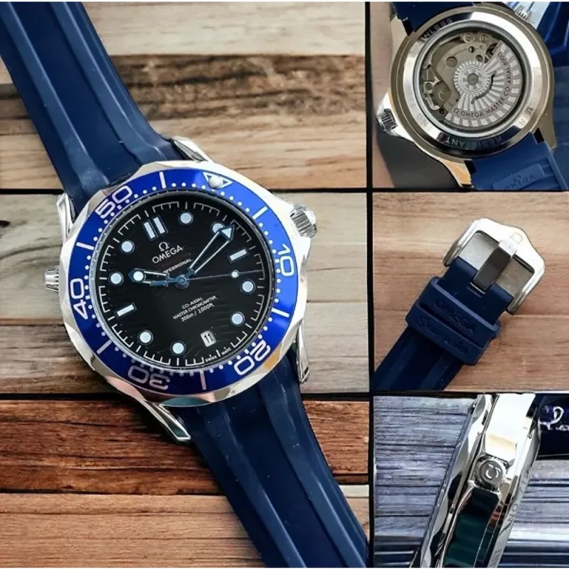 Premium Omega Seamaster Watch Automatic Open Heart For Men (FT1447)