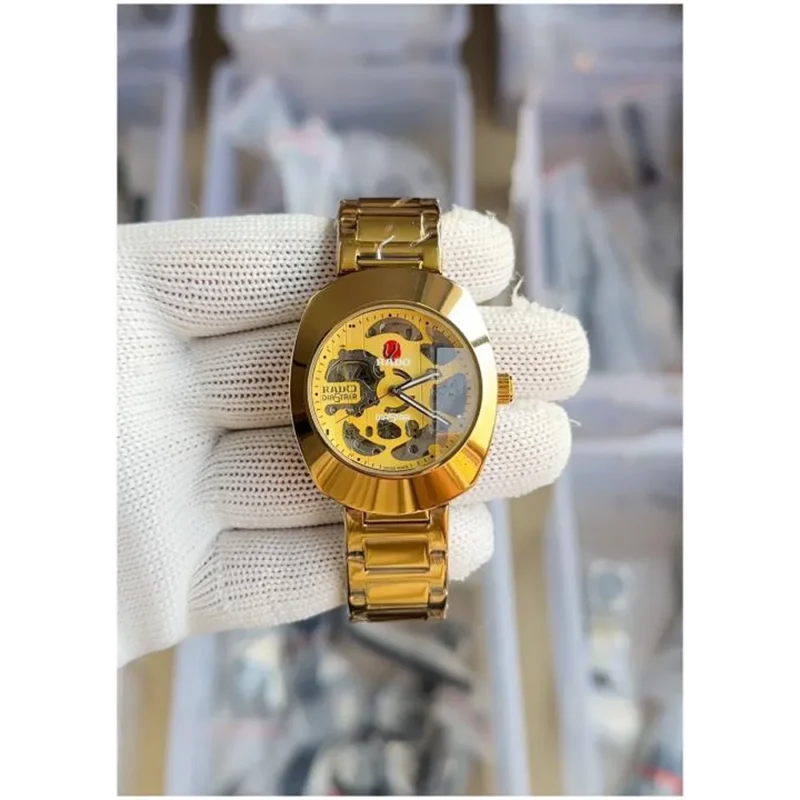 Rado Watch Diastar Automatic Skeleton Gold For Men (FIT541) Rado Watch Diastar Automatic Skeleton Gold For Men (FIT541)