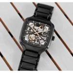 Rado Watch True Square Automatic Ceramic Black-Copper For Men (SW2110)