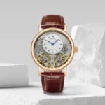 Stylish Breguet Double Engine Watch Brown Copper For Men (SG2682)