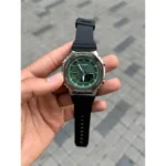 Stylish G Shock GM2100 Watch Metal Silver Green For Men (BOT972)