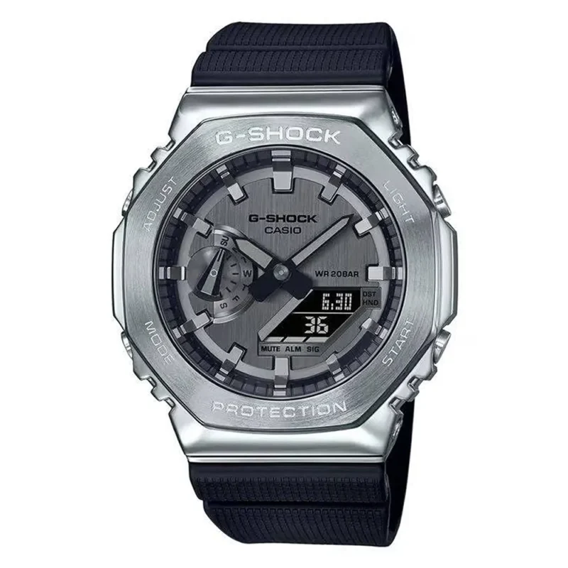 Stylish G Shock Watch 2100 Silver Black For Men (MGC80) (Copy) Stylish G Shock Watch 2100 Silver Black For Men (MGC80) (Copy)