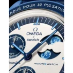 Stylish Omega Swatch Watch Blue For Men (MGC93)