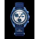 Stylish Omega Swatch Watch Blue For Men (MGC93)