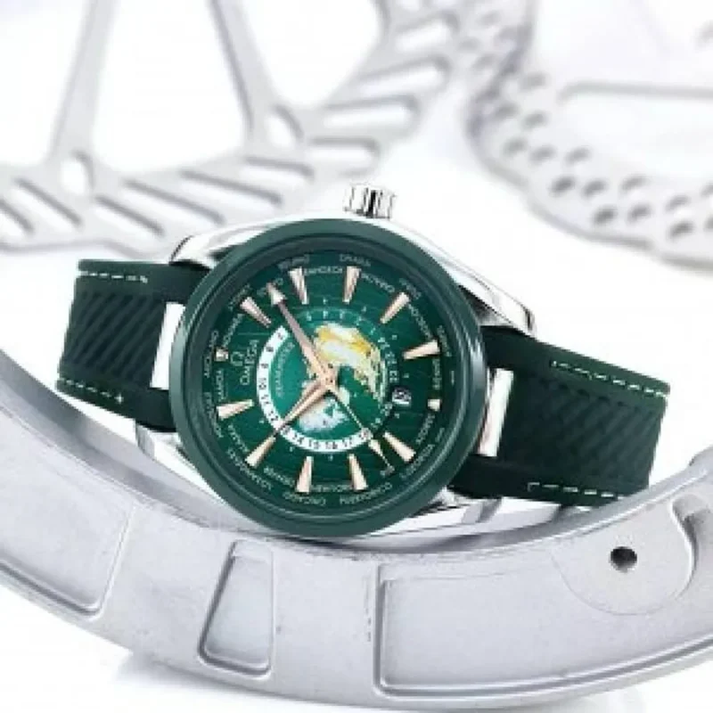 Stylish Omega Watch Green Powermatic For Men (MGC125)